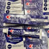  Kem đánh răng Crest 3D White Advanced Triple Whitening 147g – Làm trắng răng vượt trội, bảo vệ men răng, hương bạc hà mát lạnh 