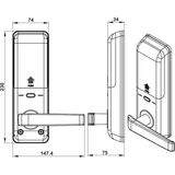  Khóa điện tử Hafele EL7000-TC 912.05.495 Thân khoá nhỏ 