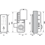  Khóa điện tử vân tay Hafele ER5100 912.20.200 