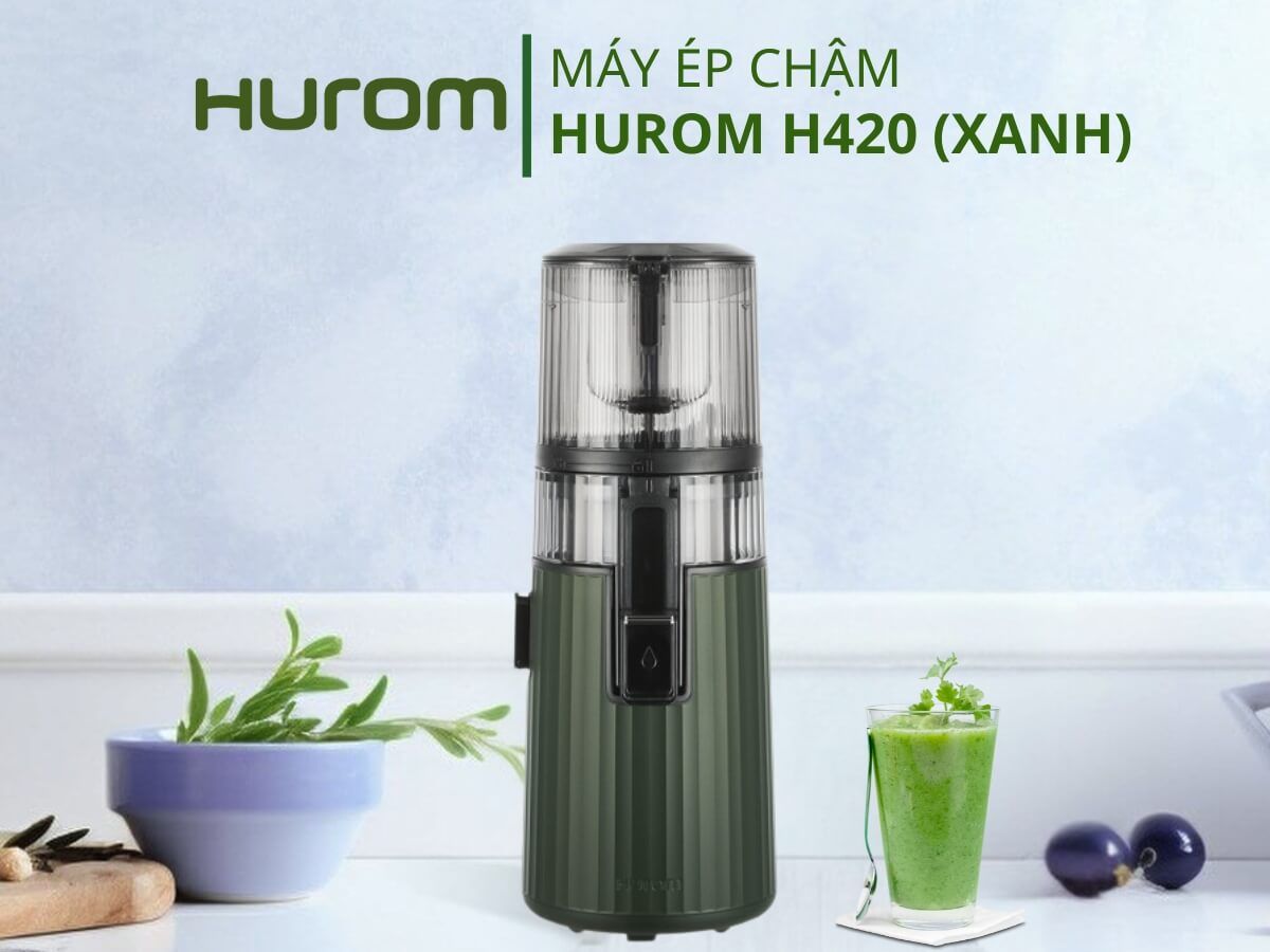  Máy ép chậm Hurom H420 màu xanh 