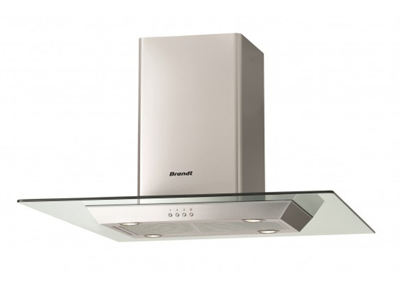  Máy hút mùi đảo, kính phẳng Brandt AD1188X 