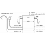  Máy rửa bát âm tủ Bosch SMV8YCX01E Series 8 