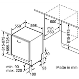  Máy rửa bát âm tủ Bosch SMV8YCX03E Series 8 