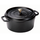  NỒI GANG STAUB BLACK ROUND 28 