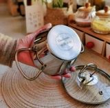  Nồi Mini Chockmen CKM16 (12.5cm) Có Tay Cầm Kèm Nắp 