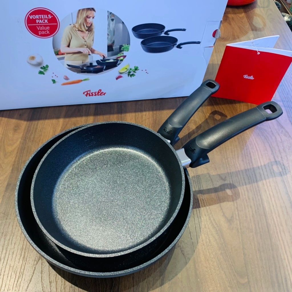  Set 2 chảo chống dính Fissler Adamant Comfort 24,28cm 
