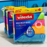  Set 4 Khăn Lau Đa Năng Vileda 2 – Chính Hãng Đức, Giá Tốt, Đa Dụng 