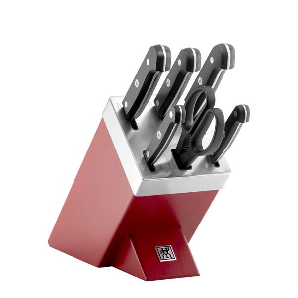  Bộ dao tự mài Zwilling Gourmet cao cấp 7 món 36133-510 (màu đỏ) 