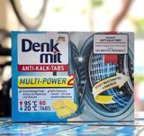  Viên tẩy lồng máy giặt Denkmit Hộp 60 viên loại bỏ mùi hôi cặn bẩn lâu ngày 
