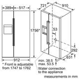  Tủ lạnh BOSCH Series 8 KAD92SB30 
