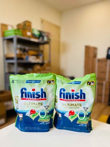  VIÊN RỬA BÁT FINISH ULTIMATE ECO 0% 45  VIÊN SẠCH BÓNG KHÔNG MÙI 