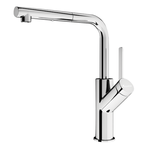  Vòi rửa bát rút dây Artan Chrome 