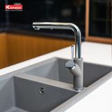  Vòi rửa bát rút dây Artan Grey 