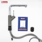  Vòi rửa bát rút dây Artan Grey 