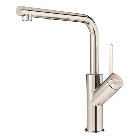  Vòi rửa bát rút dây Artan Nickel 