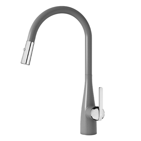  Vòi rửa bát rút dây Curva Grey 