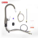  Vòi rửa bát rút dây Curva Grey 