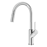  Vòi rửa bát rút dây Ponte Chrome 