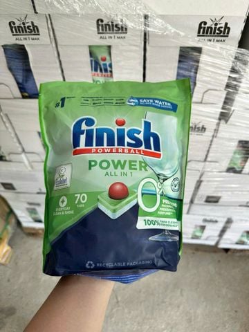  VIÊN RỬA BÁT FINISH ALL IN 1 MAX ECO 70 viên 