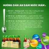  Nước mắm Tĩn Trẻ Em Cho Bé Ăn Dặm độ đạm 42N chai thủy tinh 250ml rin nguyên chất cá cơm than (cặp) 