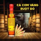  Nước Mắm Tĩn Cá Cơm Vàng Ruột Đỏ Độ Đạm 60N, COMBO 2 Chai Thuỷ Tinh 250ml (chai) 