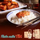  Nước mắm Tĩn nhãn đỏ độ đạm 40N chai thủy tinh 500ml rin nguyên chất truyền thống sạch (chai) 
