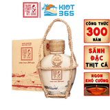  Nước mắm Tĩn nhãn xưa độ đạm 41N 500ml rin nguyên chất truyền thống sạch không chất bảo quản (bình gốm) 
