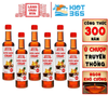  Thùng 6 chai nước mắm CHAY 3 trong 1 Làng Chài Xưa 525ml trái thơm nấm ngọt đậu nành 300 năm truyền thống (chai) 