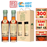  Nước mắm Tĩn Trẻ Em Cho Bé Ăn Dặm độ đạm 42N chai thủy tinh 250ml rin nguyên chất cá cơm than (cặp) 