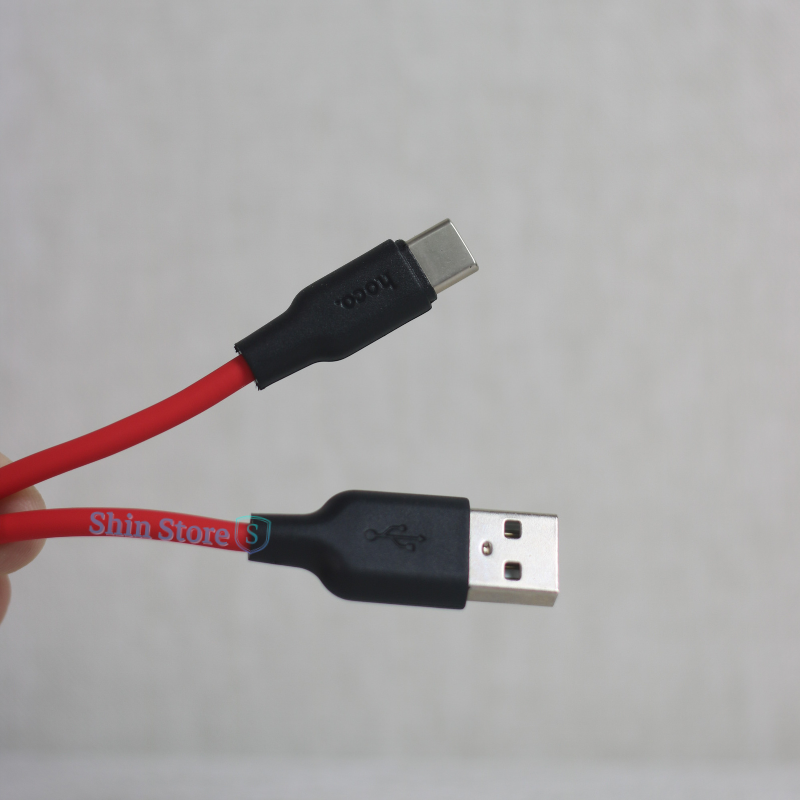 Cáp sạc Hoco X21 sạc nhanh 3.0A USB to Lightning. Dây sạc silicone. Độ dài 1m -SHINSTORE