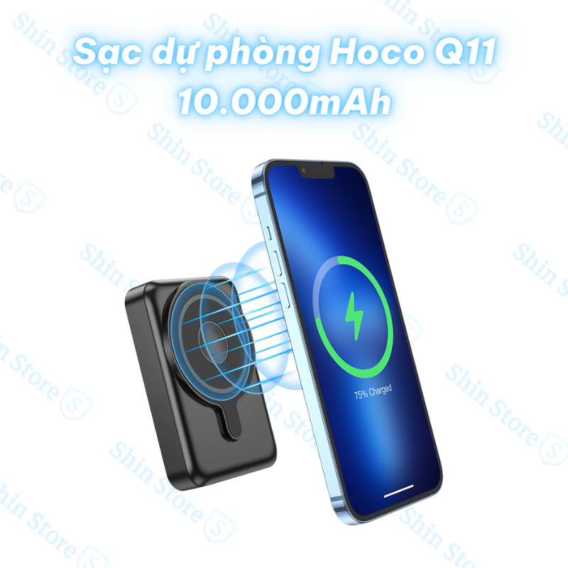 Sạc không dây Magsafe Hoco Q11 10.000mah