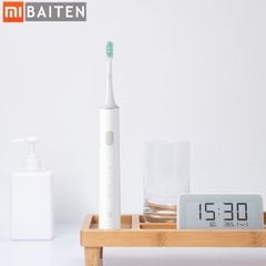 Bàn chải đánh răng điện T300 Xiaomi Mijia , kết nối app chống nước nhỏ gọn làm sạch răng hiệu quả -SHINSTORE