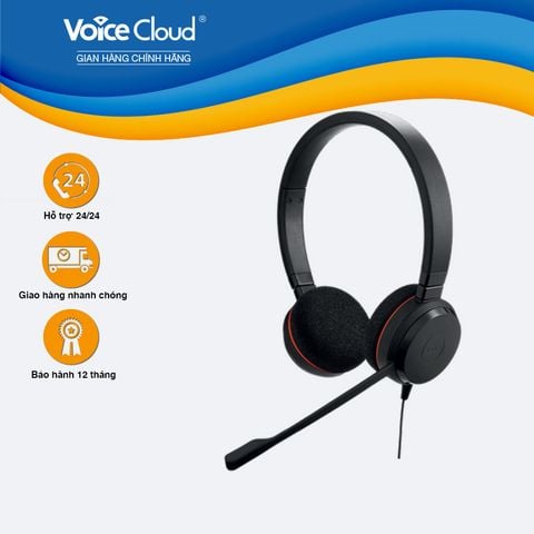  Tai nghe có mic Jabra Evolve 20 Stereo MS_Tai nghe tổng đài 