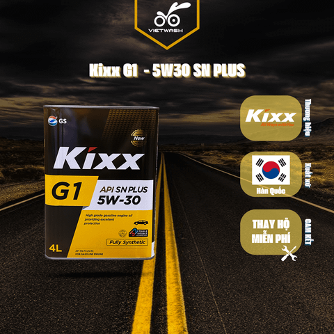 Nhớt ô tô Kixx G1 5W30 API SN Plus 4L