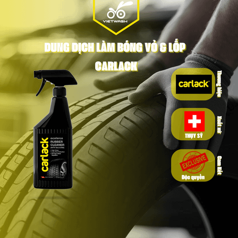 Dung dịch làm bóng vỏ và lốp Carlack 500ml