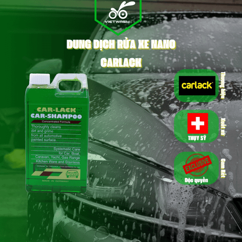 Dung dịch rửa xe nano Carlack Carshampoo 600ml