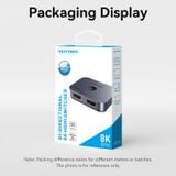  Bộ chuyển đổi 2-Port Bi-Directional HDMI 8K VENTION AKPH0 