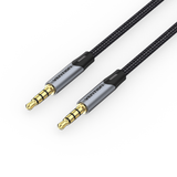  Dây cáp âm thanh chất lượng cao AUX Audio TRRS 3.5 VENTION BAQHF (Cotton Braided, 1M, AUX Cable 3.5mm) 