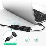  Hub chuyển Type C to LAN + USB ChoeTech U02BK 4in1 Multifunctional ( HUB-U02BK, C to USB3.0 x3 Port + LAN RJ45 1000Mbps Adapter) 