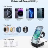  Đế Sạc Không Dây Từ Tính Qi 3-in-1 Choetech T611 15W (Detachable Watch Charger) 