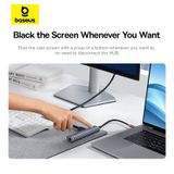  Hub Chuyển Đa Năng Baseus UltraJoy Series 5-Port HUB AIR Space (Type-C to HDMI4K@60Hz*1+USB3.0*2+PD*1+RJ45*1) 