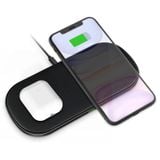  Đế sạc nhanh không dây 2 in 1 Choetech T535-S 5-Coil Dual Wireless Fast Charger 