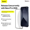 Kính cường lực 3D tràn viền dùng cho iPhone 12 Series Baseus full-Screen Curved Tempered Glass (Bộ 2 miếng, 0.3mm, Full Coverage Screen protector) 