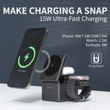  Đế Sạc Không Dây Từ Tính Qi 3-in-1 Choetech T632 15W (Detachable Watch Charger) 