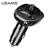  Tẩu Sạc Kiêm Phát Sóng FM 2*USB USAMS CC115 C21 15W (Bluetooth 5.0, 3.4A) 