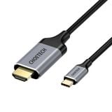  Cáp chuyển đổi USB-C sang HDMI Male Choetech CH0021 Type C to HDMI 4K/60Hz Nylon Cable (1.8m, HDMI Male 4k@60Hz Support) 