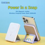  Pin Dự Phòng Không Dây ROCK Doraemon P83 Magnetic Holder Wireless Charging (5000mAh, Tích Hợp MagSafe, Doraemon Authentic Licensed) 