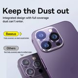  Kính Bảo Vệ Camera Baseus Crystal Series HD Full-frame for iP 15 Series (Pack of 2 with 2 cleaning kits) 