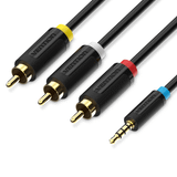  Dây cáp âm thanh chất lượng cao 3.5MM Male to 3-Male RCA VENTION BCBBG (1.5M, 3.5MM to RCA) 