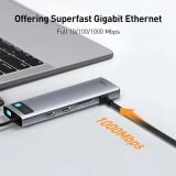  Bộ Hub Mở Rộng Đa Năng Baseus Metal Gleam Multifunctional Gen2 Cho Macbook/Laptop/iPad/Smartphone/Tablet (Gen2 New Upgrade Edition) 